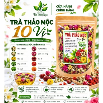[TRÀ MÁT GAN] Trà Hồng Sâm mix hoa nhài cỏ ngọt hoa cúc vàng, hoa hồng giải nhiệt làm mát cở thể ngủ ngon