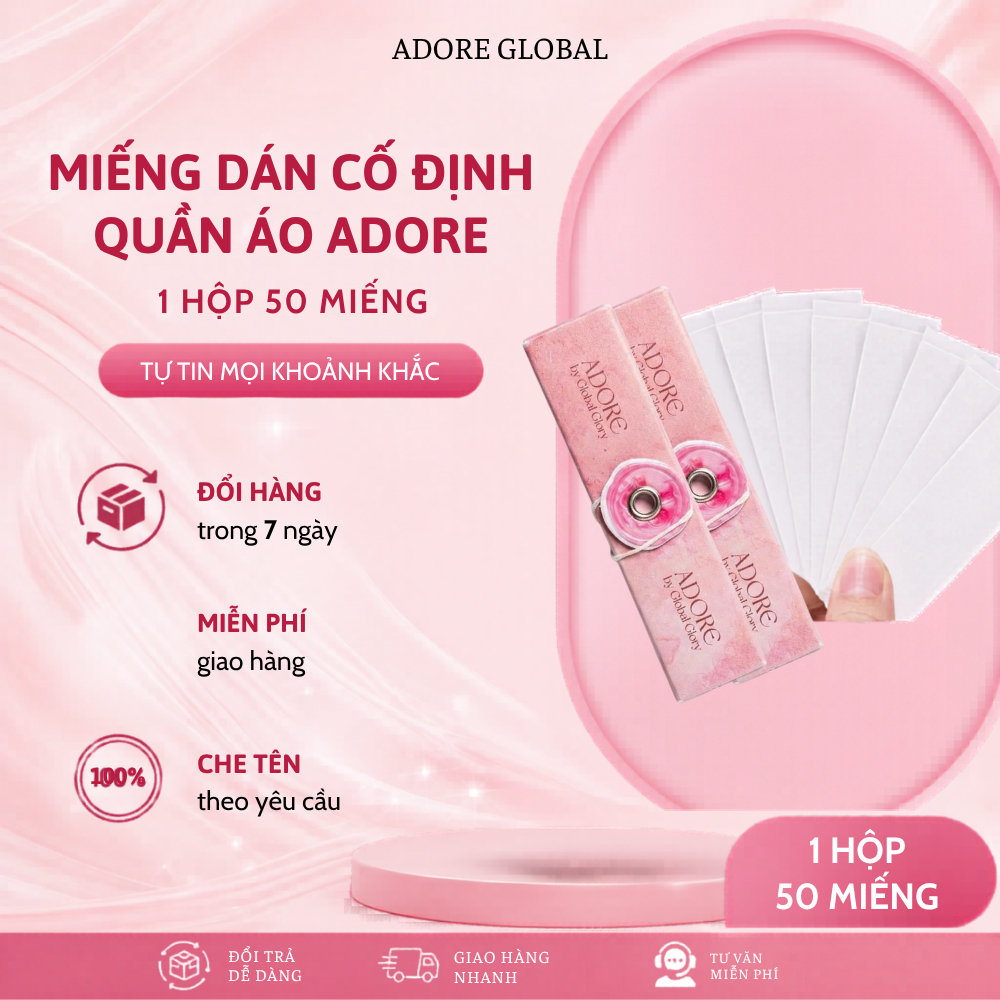 Miếng Dán Cố Định Quần Áo Adore - Đa Năng Tiện Lợi, Cứu Cánh Mọi Outfit