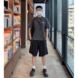 Quần NAVI Design short [Unisex] streetswear cá tính