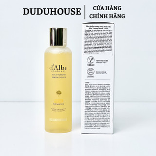 (Hàng Công TY) Nước Hoa Hồng d'Alba Vita Toning Toner Dưỡng Ẩm, Chống Lão Hoá 180ml Duduhouse