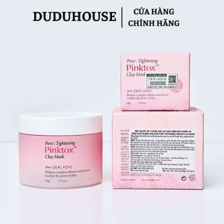 (Hàng Công TY) Mặt Nạ Đất Sét Derladie Pore Tightening Vegan Pink Tox Clay Mask Kiềm Dầu 120g