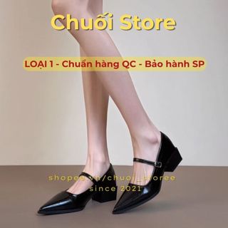Giày lolita nữ da PU tổng hợp dệt vải đế cao su dễ thương nhẹ nhàng nữ tính thanh lịch