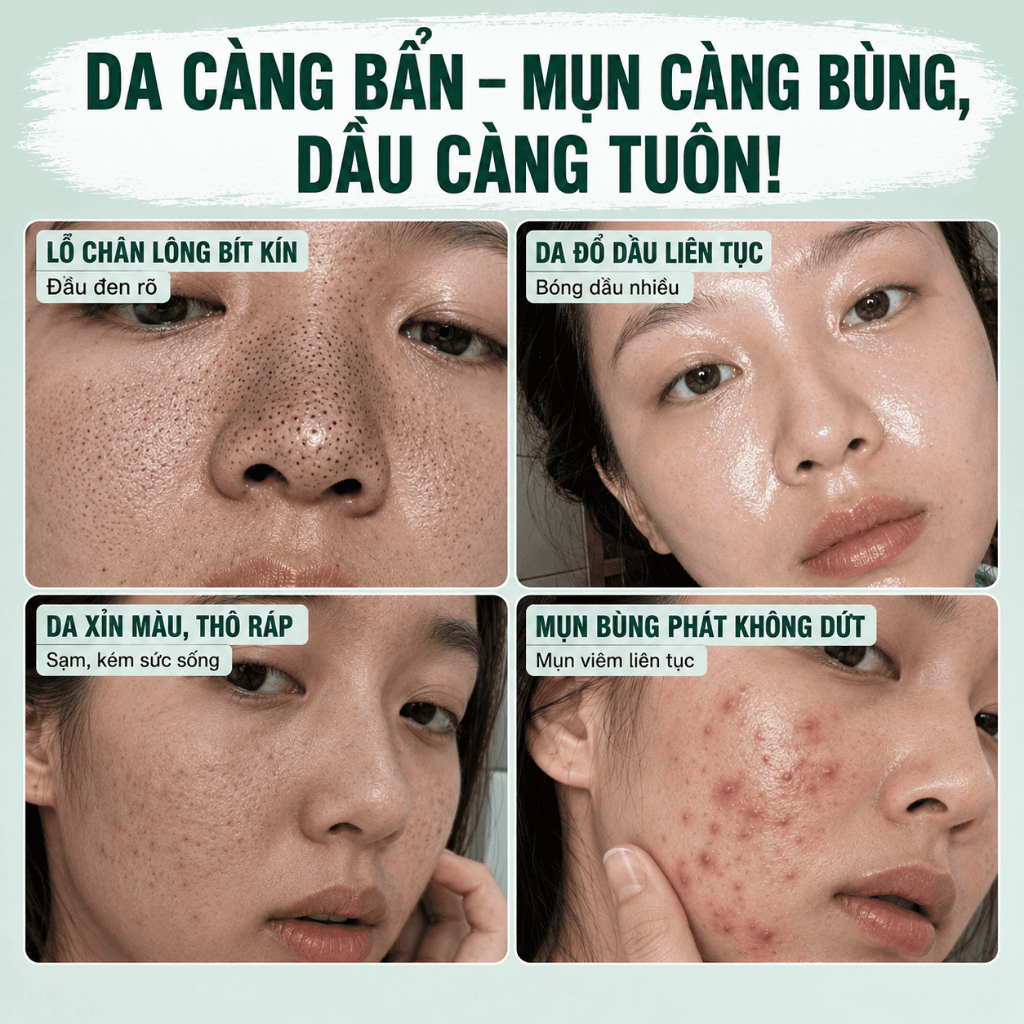 LYDIMOON Mặt nạ đất sét axit salicylic 100g, loại bỏ mụn đầu đen kiềm dầu sạch mụn dưỡng trắng sáng da