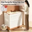 Hộp Đựng Đa Năng Gấp Gọn Chống bụi Dễ dàng lắp ráp Chắc chắn Có bánh xe Hộp đựng đồ có nắp
