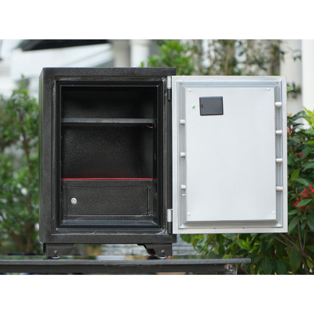 Két Sắt Việt Tiệp KVT54VTDT Vân Tay Điện Tử Chống Cháy, Mở Khóa Bằng Vân Tay Sinh Trắc Học