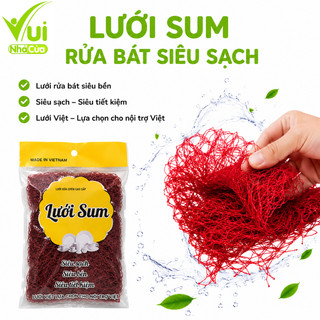 2 Túi Lưới Sum Rửa Bát Chén Vải Dù Siêu Sạch GD182 - Tấm Cước, Bông Bọt Biển Cọ Rửa Bát Đũa