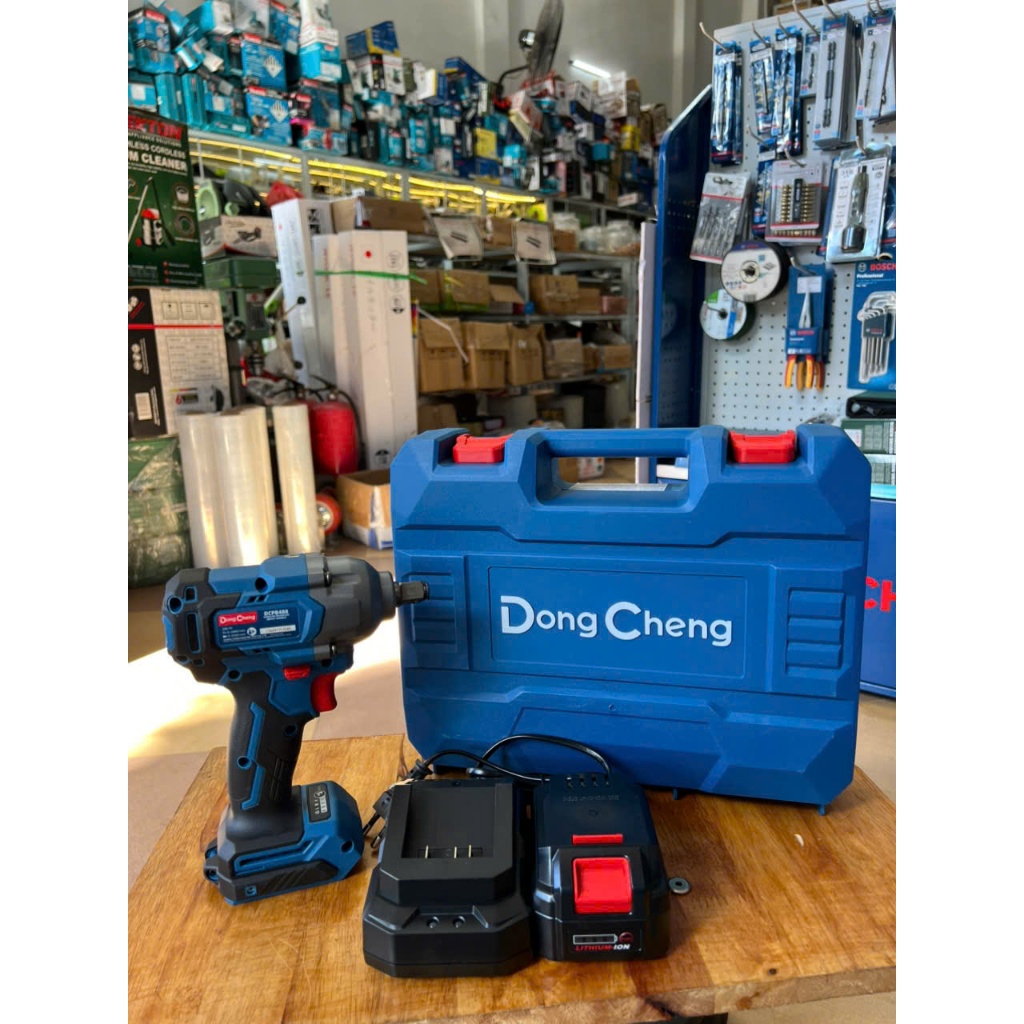 DCPB488 Máy Siết Bulon Dùng Pin 20V Lực 488Nm Chính Hãng DongCheng Việt Nam