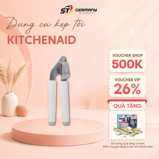 Dụng cụ kẹp tỏi Kitchenaid , chất liệu thép không gỉ chắc chắn, dễ dàng kẹp ép triệt để GermanySnT HCM