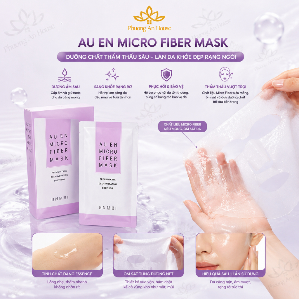 Mặt nạ Be’Balance Micro Fiber Mask 3 in 1 Hàn Quốc dưỡng ẩm sáng da