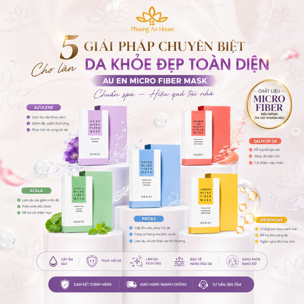 Mặt nạ Be’Balance Micro Fiber Mask 3 in 1 Hàn Quốc dưỡng ẩm sáng da