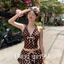 Bikini/Tankini Chấm Bi Hàn Quốc Kèm Chân Váy Bèo Che Bụng Tôn Dáng