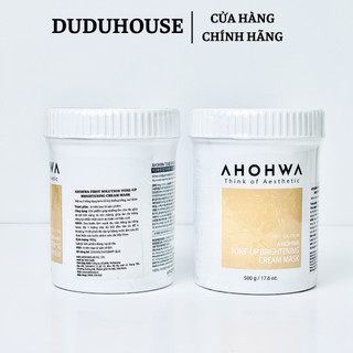 (Hàng Công TY) Mặt Nạ Ủ Trắng AHOHWA Tone-Up Brightening Cream Mask Trắng Da Mẫu Thử Duduhouse