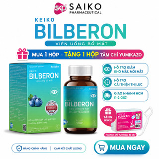 BILBERON 30 Viên – Bổ Mắt, Giảm Mỏi Mắt, Khô Mắt, Tăng Thị Lực, Chống Ánh Sáng Xanh, Việt Quất DHA