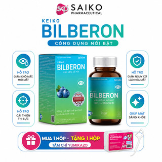 BILBERON 30 Viên – Bổ Mắt, Giảm Mỏi Mắt, Khô Mắt, Tăng Thị Lực, Chống Ánh Sáng Xanh, Việt Quất DHA