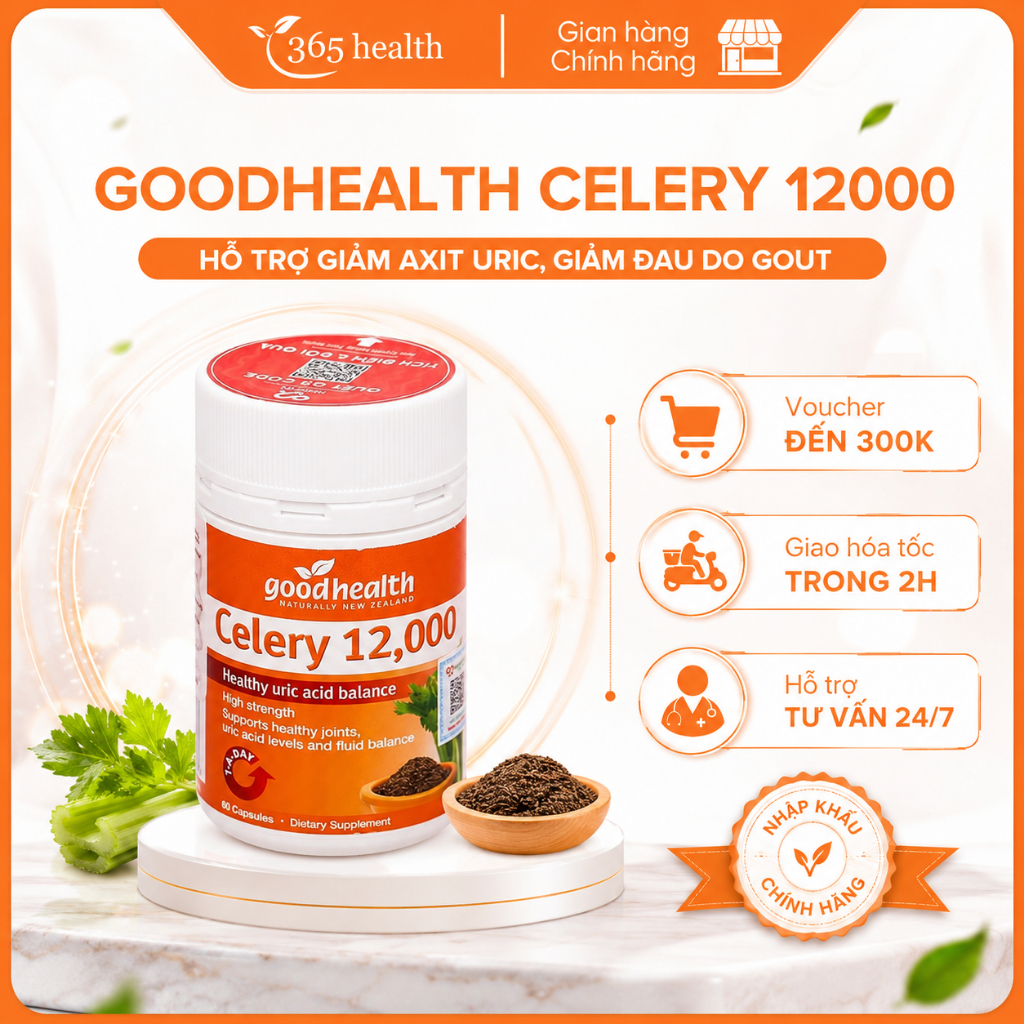Viên hạt cần tây goodhealth celery 12000
