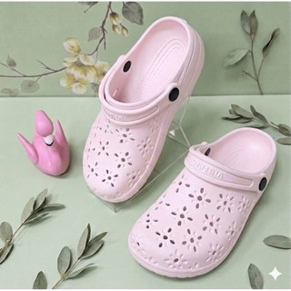 [Harley Store] Dép Sục Hoa Mai, Chất Liệu Eva, Đúc Nguyên Khối, Kèm Charm Ngẫu Nhiên (TLA10)