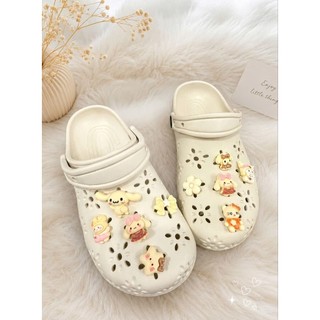 [Harley Store] Dép Sục Hoa Mai, Chất Liệu Eva, Đúc Nguyên Khối, Kèm Charm Ngẫu Nhiên (TLA10)