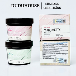 (Hàng Công TY) Mặt Nạ đất sét Aperire Spa Relief Pore Mask Sạch Sâu Dịu Da Kiềm Dầu 120g Duduhouse