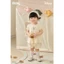 Bộ đồ bé gái thiết kế Disney Winnie the Pooh áo xòe phối quần chũm dễ thương [0052]