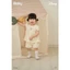 Bộ đồ bé gái thiết kế Disney Winnie the Pooh áo xòe phối quần chũm dễ thương [0052]
