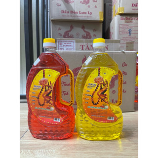 dầu đèn cát tường 1kg dùng cho đèn thờ đèn dầu đèn trang trí cháy ổn định mùi nhẹ