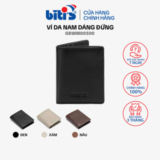 Ví Da Nam Dáng Đứng Màu Đen Cao Cấp GBWM00500
