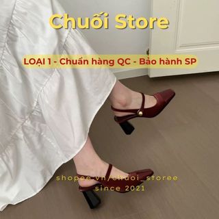 Giày cao gót nữ da PU tổng hợp dệt vải đế cao su dễ thương nhẹ nhàng dịu dàng nữ tính