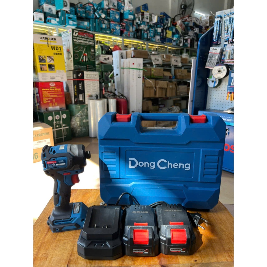 DCPL208 Máy Vặn Vít Dùng Pin 20V Lực 208Nm Chính Hãng DongCheng Việt Nam