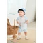 Bộ quần áo cộc tay cho bé hình cún Puppy đáng yêu, chất cotton mềm mịn thoáng mát [0048]