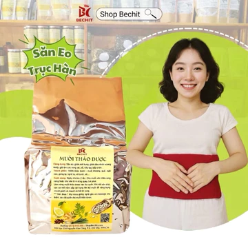 Combo Túi Chườm Muối Thảo Dược Giảm Mỡ Bụng Sau Sinh - Giảm Đau Nhức Vai Gáy, Lưng Hông | Cây Muối Chườm Thảo Dược