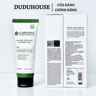 (Hàng Công TY) Sữa Rửa Mặt Caryophy Portulaca Cleansing Foam Ngăn Ngừa Mụn Giảm Thâm 150ml Duduhouse