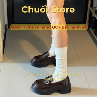 Giày oxford nữ da PU tổng hợp dệt vải đế cao su thanh lịch nhẹ nhàng dễ phối đồ