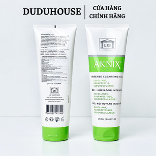 (Hàng Công TY) Sữa rửa mặt AKNIX INTENSE CLEANSING GEL dành cho da dầu, mụn không viêm 250ml