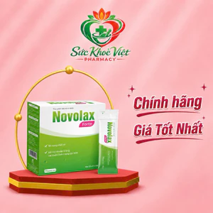 Chất xơ hòa tan Novolax, nhuận tràng, giảm táo bón an cho cả gia đình hộp 20 ống 10ml