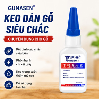 Keo Dán Gỗ Siêu Chắc Khô Nhanh Chống Nước Chuyên Dán Gỗ Tủ Gỗ Nội Thất Đồ Gỗ Đa Năng 20G