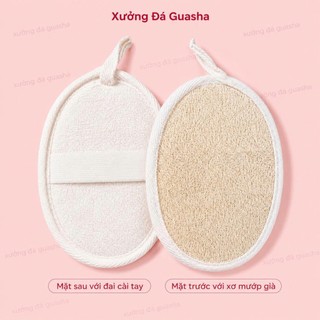 Bông Tắm Sơ Mướp Tự Nhiên Tẩy Da Chết Nhẹ Nhàng - Bông Tắm Tạo Bọt Tiện Dụng Massage Cơ Thể Linh Hoạt Làm Sạch Cơ Thể