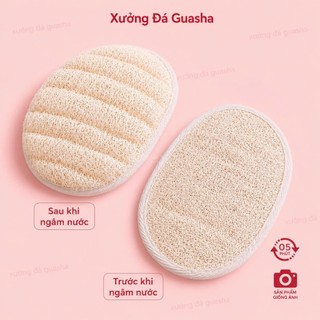 Bông Tắm Sơ Mướp Tự Nhiên Tẩy Da Chết Nhẹ Nhàng - Bông Tắm Tạo Bọt Tiện Dụng Massage Cơ Thể Linh Hoạt Làm Sạch Cơ Thể