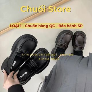 Giày oxford nữ da PU tổng hợp dệt vải đế cao su nhẹ chân êm ái mềm mại dễ đi