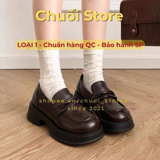 Giày oxford nữ da PU tổng hợp dệt vải đế cao su nhẹ chân êm ái mềm mại dễ đi