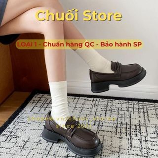Giày oxford nữ da PU tổng hợp dệt vải đế cao su nhẹ chân êm ái mềm mại dễ đi