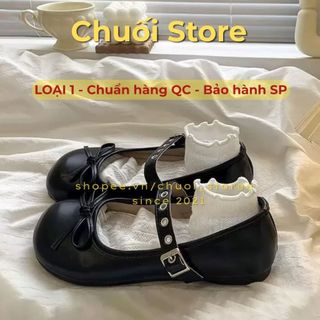 Giày bệt nữ da PU tổng hợp dệt vải đế cao su ôm chân vừa vặn nhẹ chân dễ đi dễ phối đồ