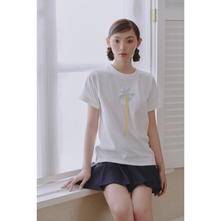 Áo thun OLV cổ tròn dáng basic trẻ trung Cotton T Shirt phù hợp mọi dịp
