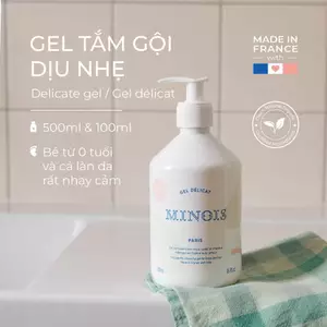 Gel tắm gội dịu nhẹ Minois Paris Delicate Gel 500ml