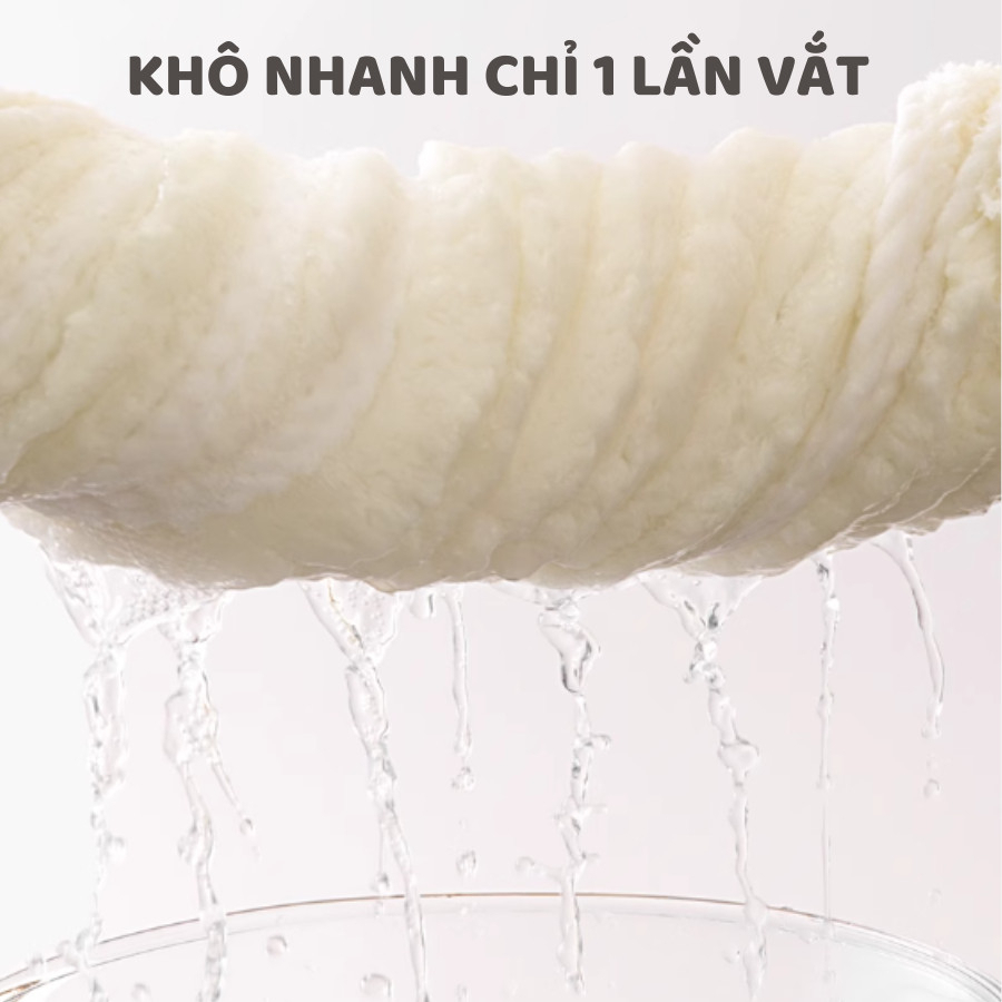 Khăn Tắm Siêu Thấm Hút Sợi Microfiber Cao Cấp HOMIE, Khăn Lau Người Mềm Mịn Dày Dặn Không Rụng Lông