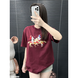 [DEAL MỞ BÁN] Áo Thun Thêu Hình Ngựa Tantier Unisex Form Rộng Local Brand Nam Nữ, Chất Cotton Dày Dặn | TANTIER - TA34