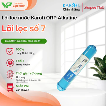Lõi lọc nước Karofi ORP Alkaline (Lõi lọc số 7) - Chính hãng 7 ngày đổi trả