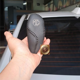 Bọc cần số MG ZS, HS, MG 5 bằng da bò thật khâu thủ công, mẫu thiết kế cải tiến mới nhất hiện nay