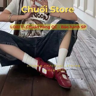 Giày thời trang nữ da PU tổng hợp dệt vải đế cao su dễ thương đáng yêu trẻ trung năng động