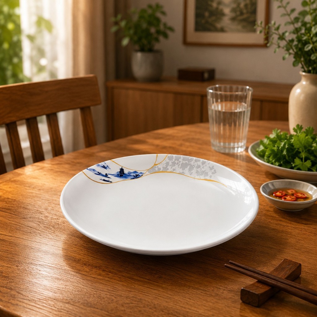 ĐĨA  A09 MELAMINE A8 CAO CẤP – PHONG CÁCH PHƯƠNG ĐÔNG SANG TRỌNG