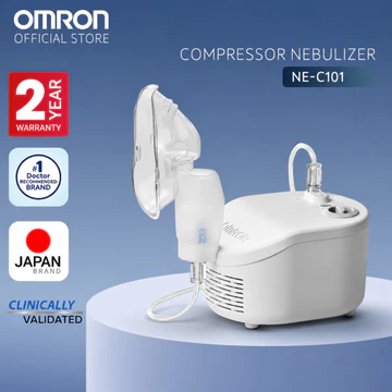 Máy Xông Khí Dung , Xông Mũi Họng Omron NE-C101 | Thương Hiệu Nhật Bản - Bảo Hành 24 Tháng